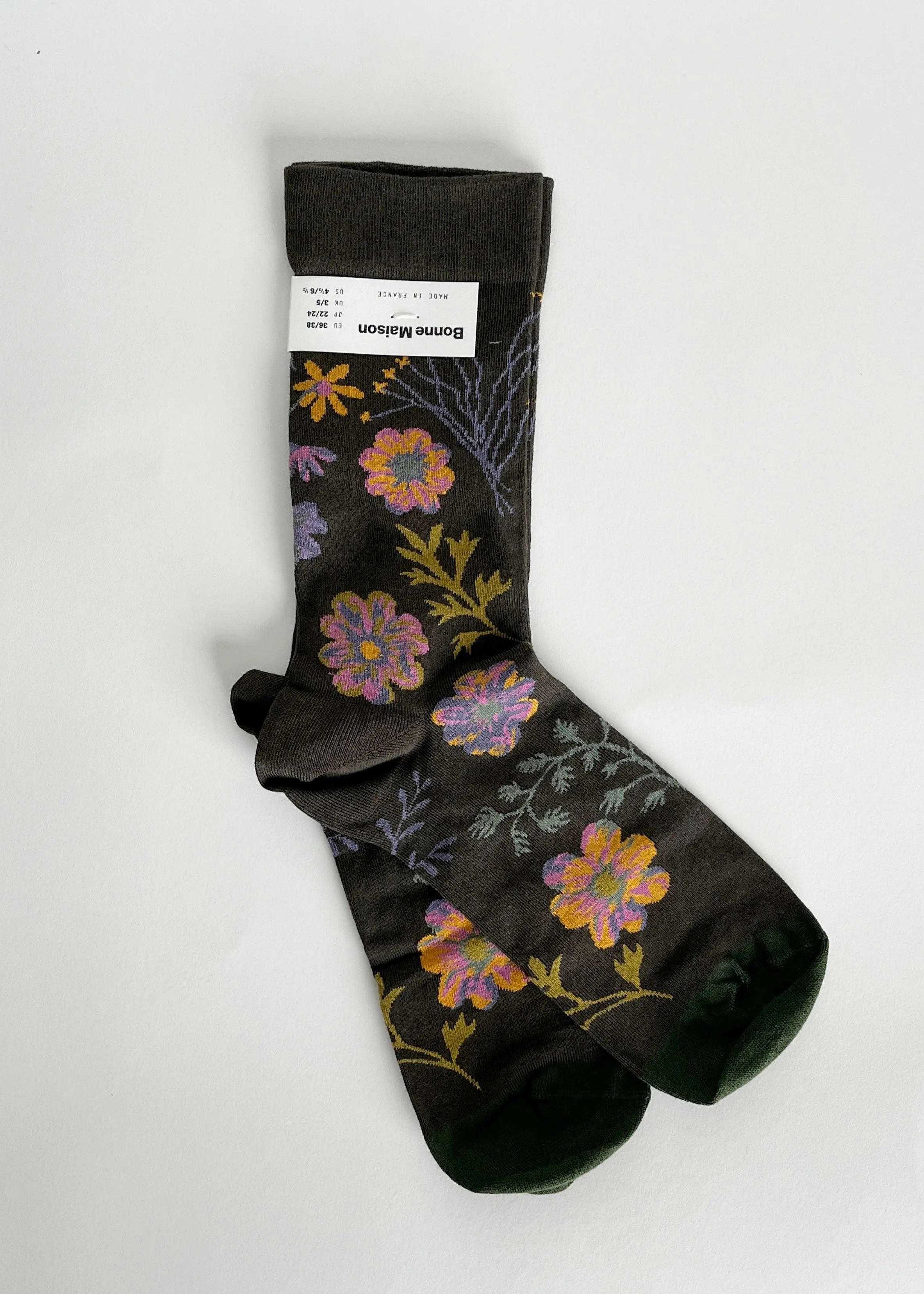 Patterned Crew Socks