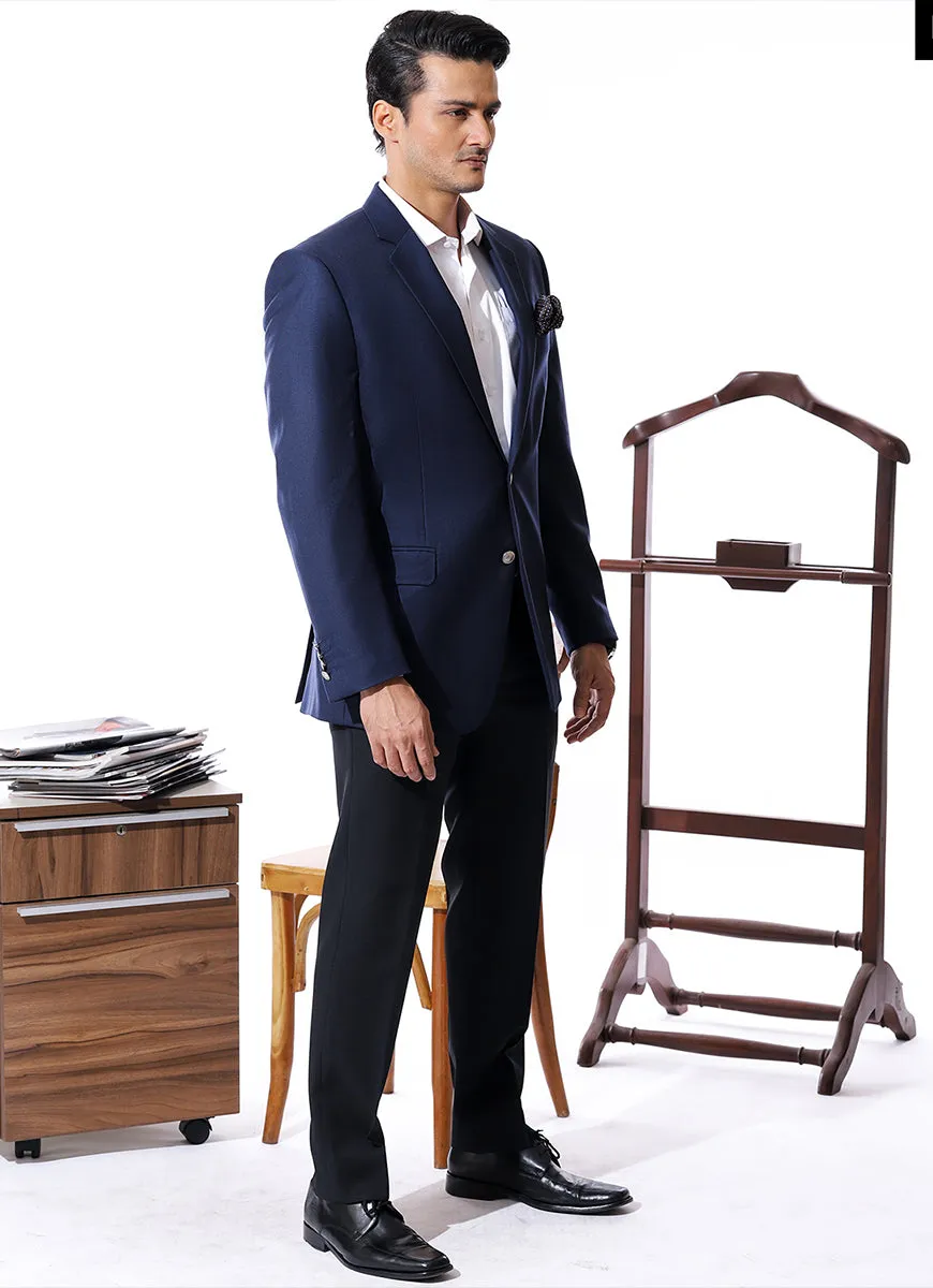 Plain Twill-Navy Blue, Merino Wool, Superior Serge Classic Blazers