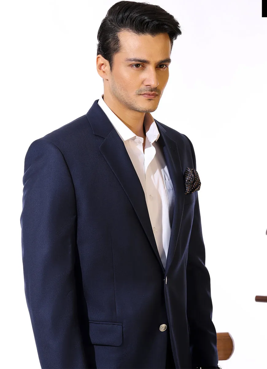 Plain Twill-Navy Blue, Merino Wool, Superior Serge Classic Blazers
