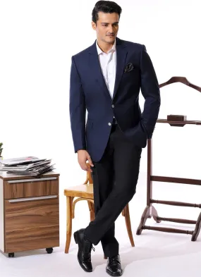 Plain Twill-Navy Blue, Merino Wool, Superior Serge Classic Blazers
