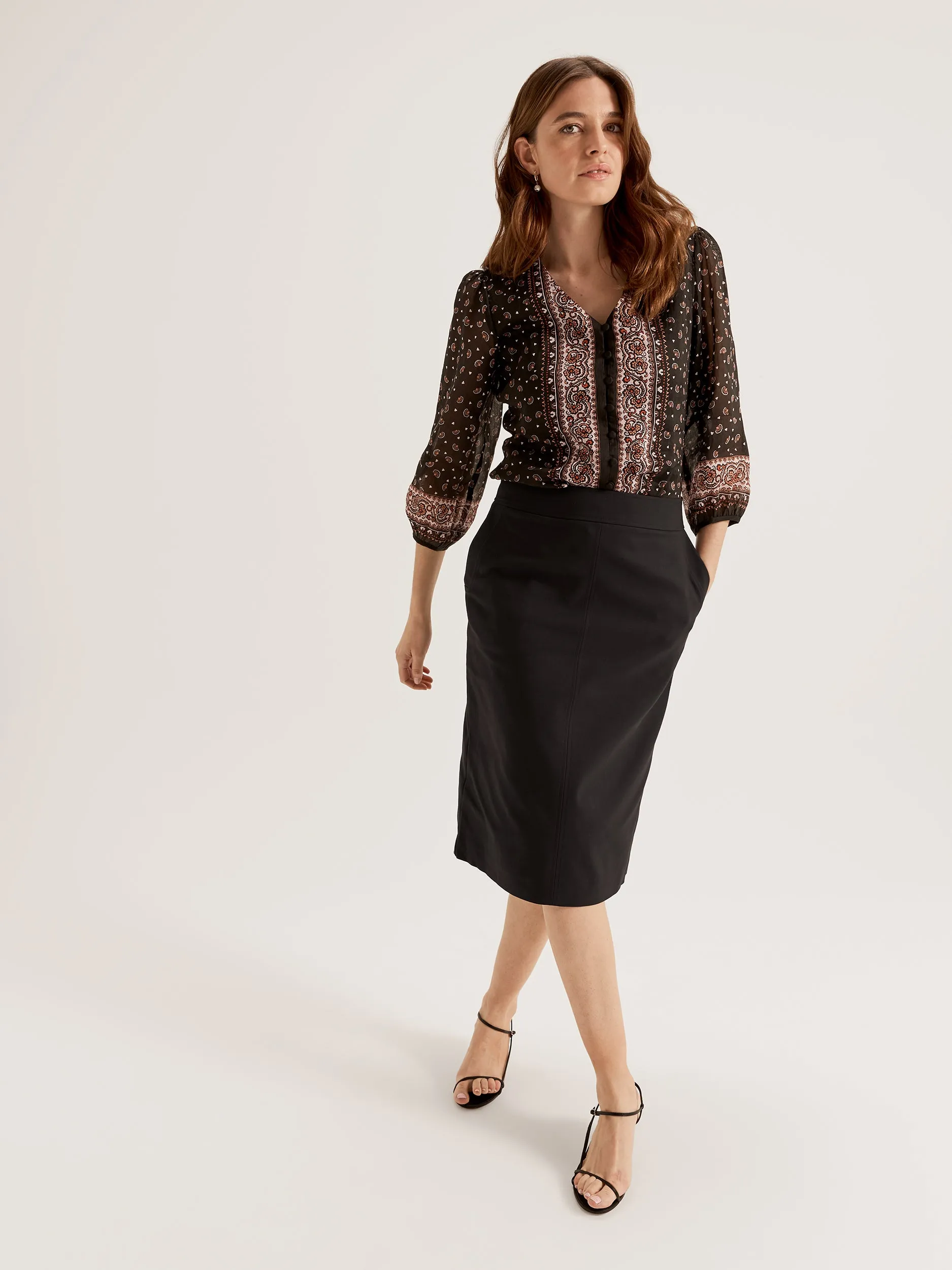 Portofino Paisley Blouse