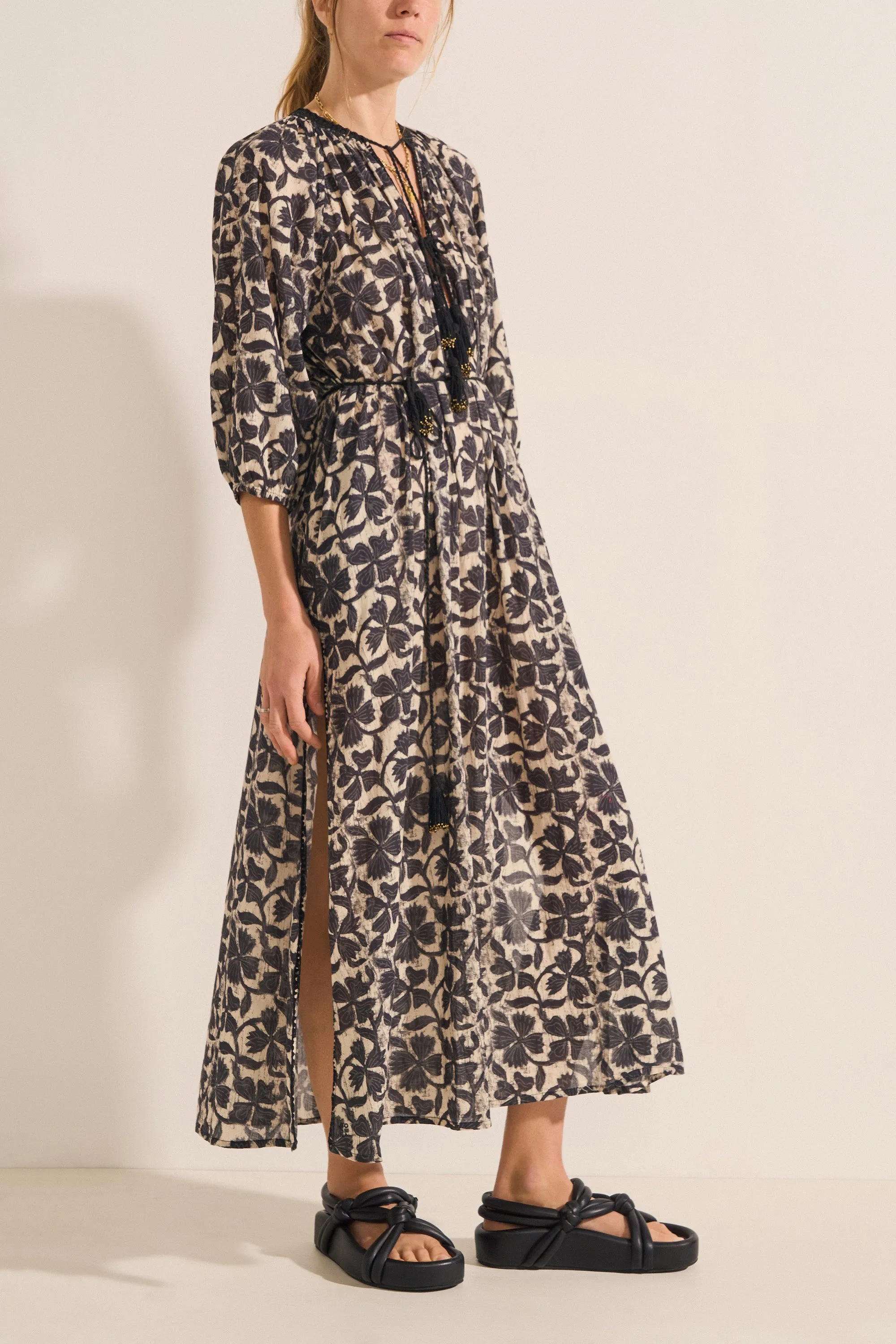 Priam Clover Print Caftan