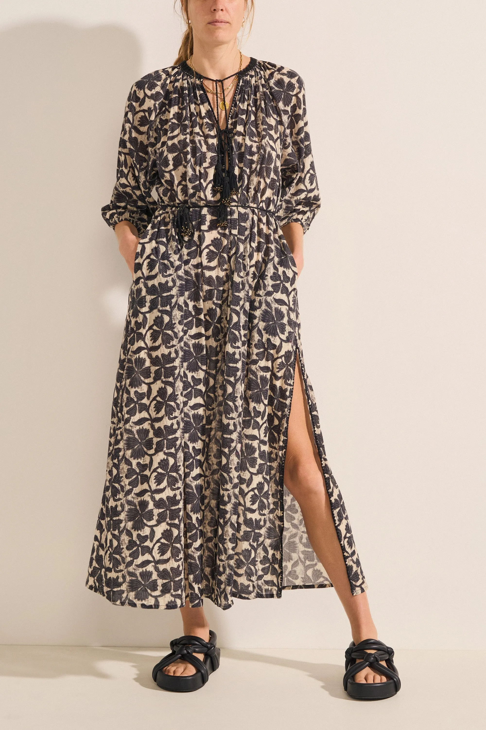 Priam Clover Print Caftan