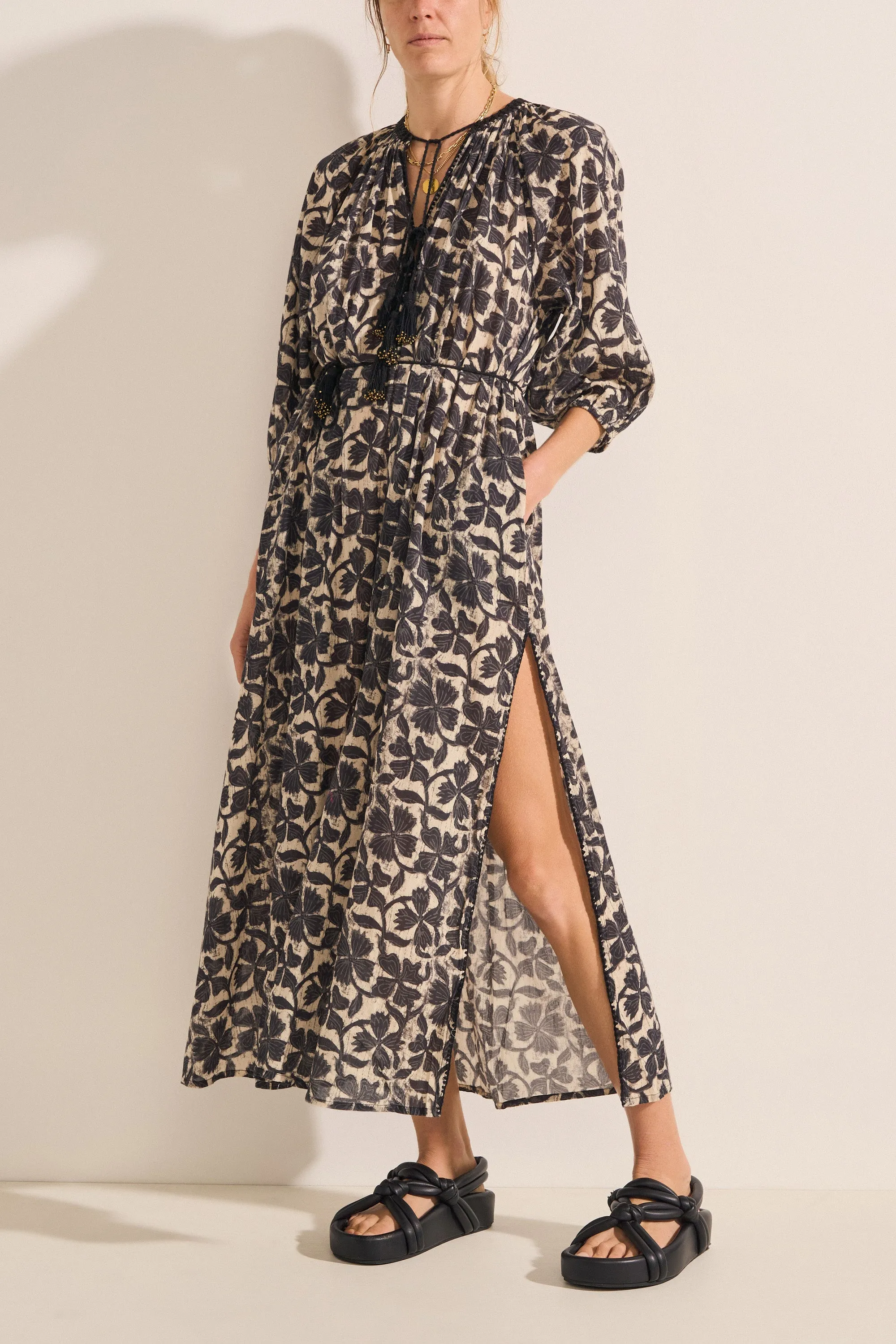 Priam Clover Print Caftan