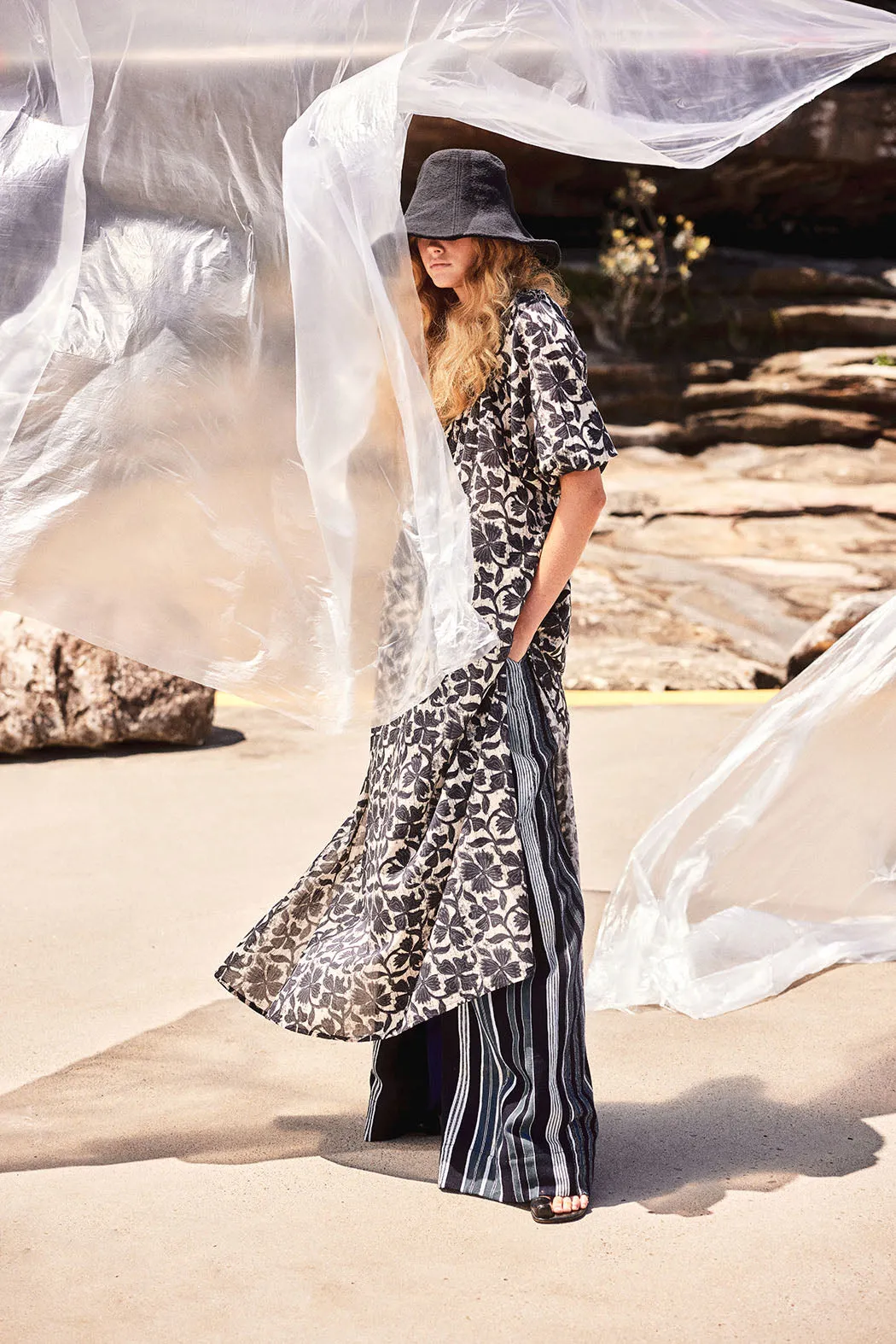 Priam Clover Print Caftan