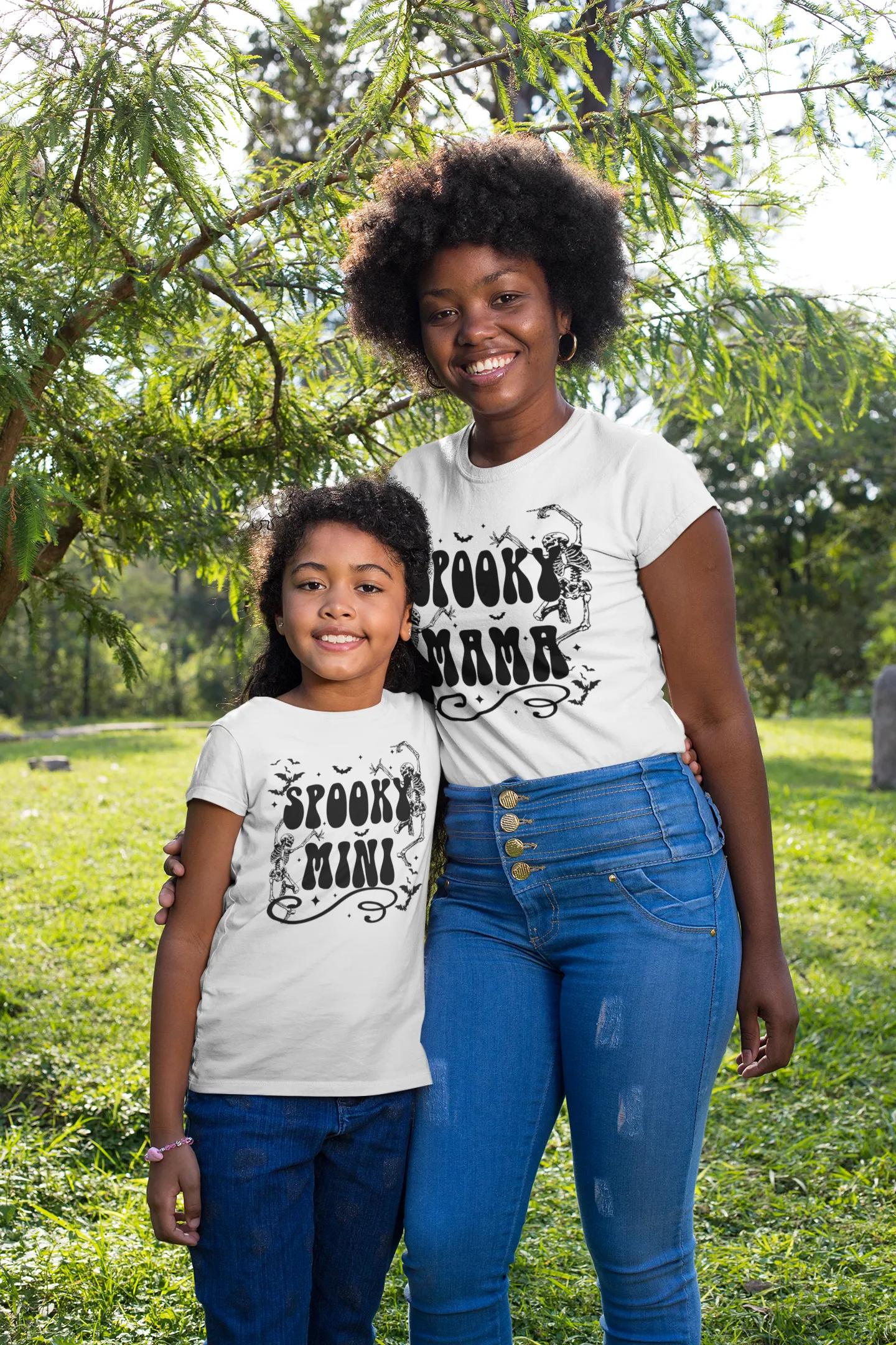 "Spooky Mini" Skeleton Toddler Tee