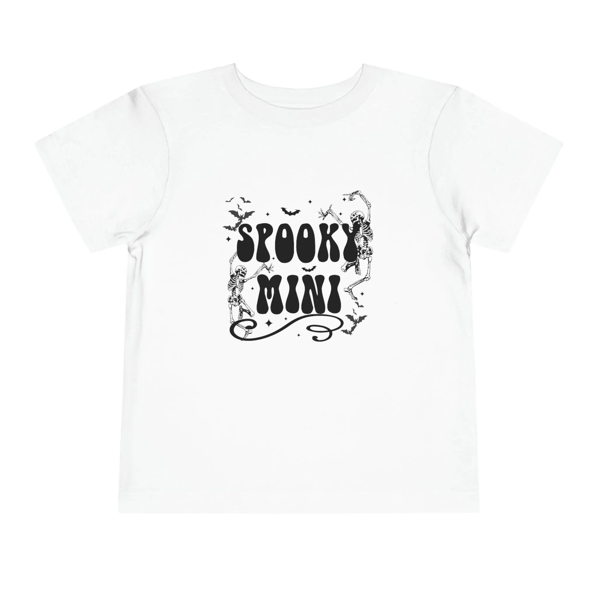 "Spooky Mini" Skeleton Toddler Tee