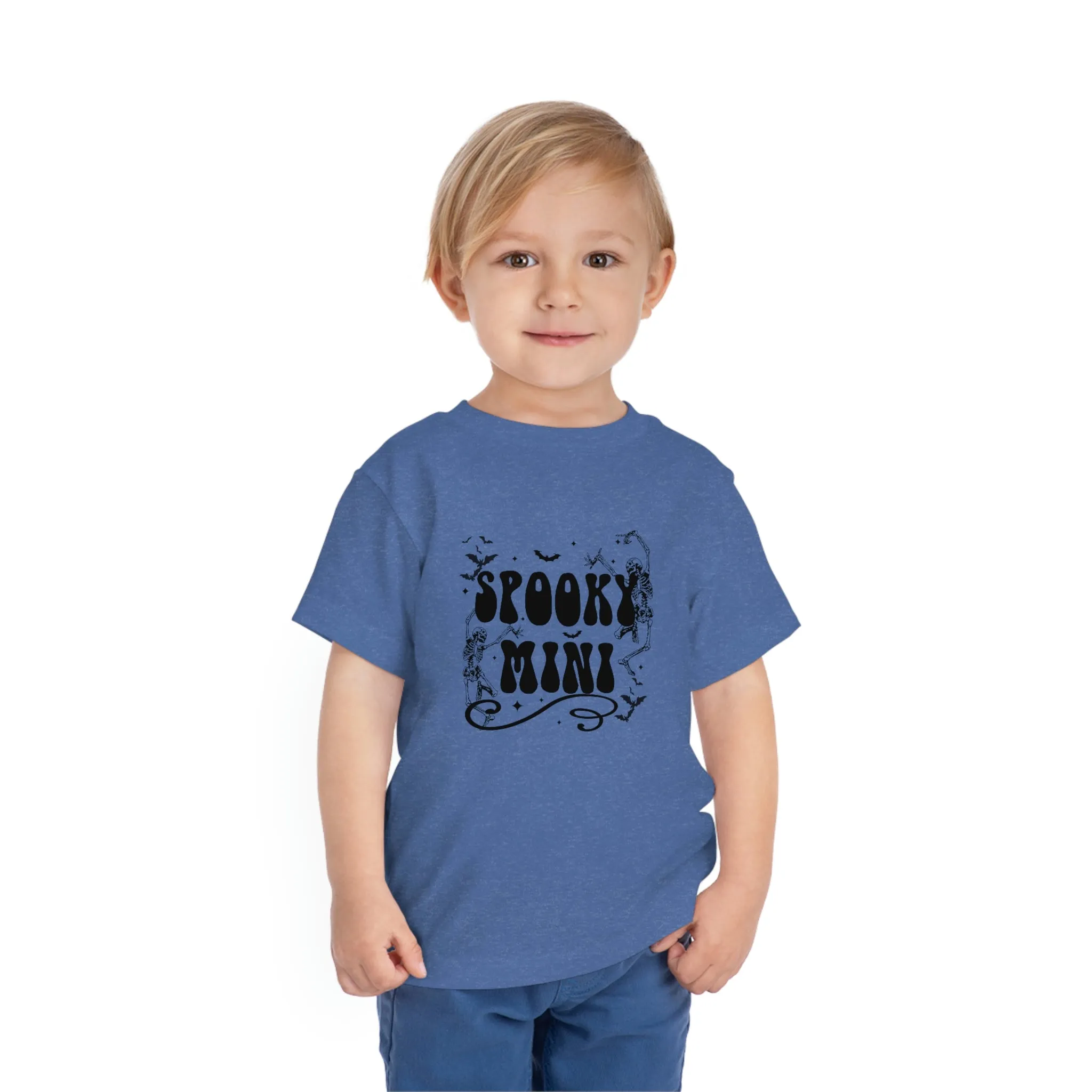 "Spooky Mini" Skeleton Toddler Tee