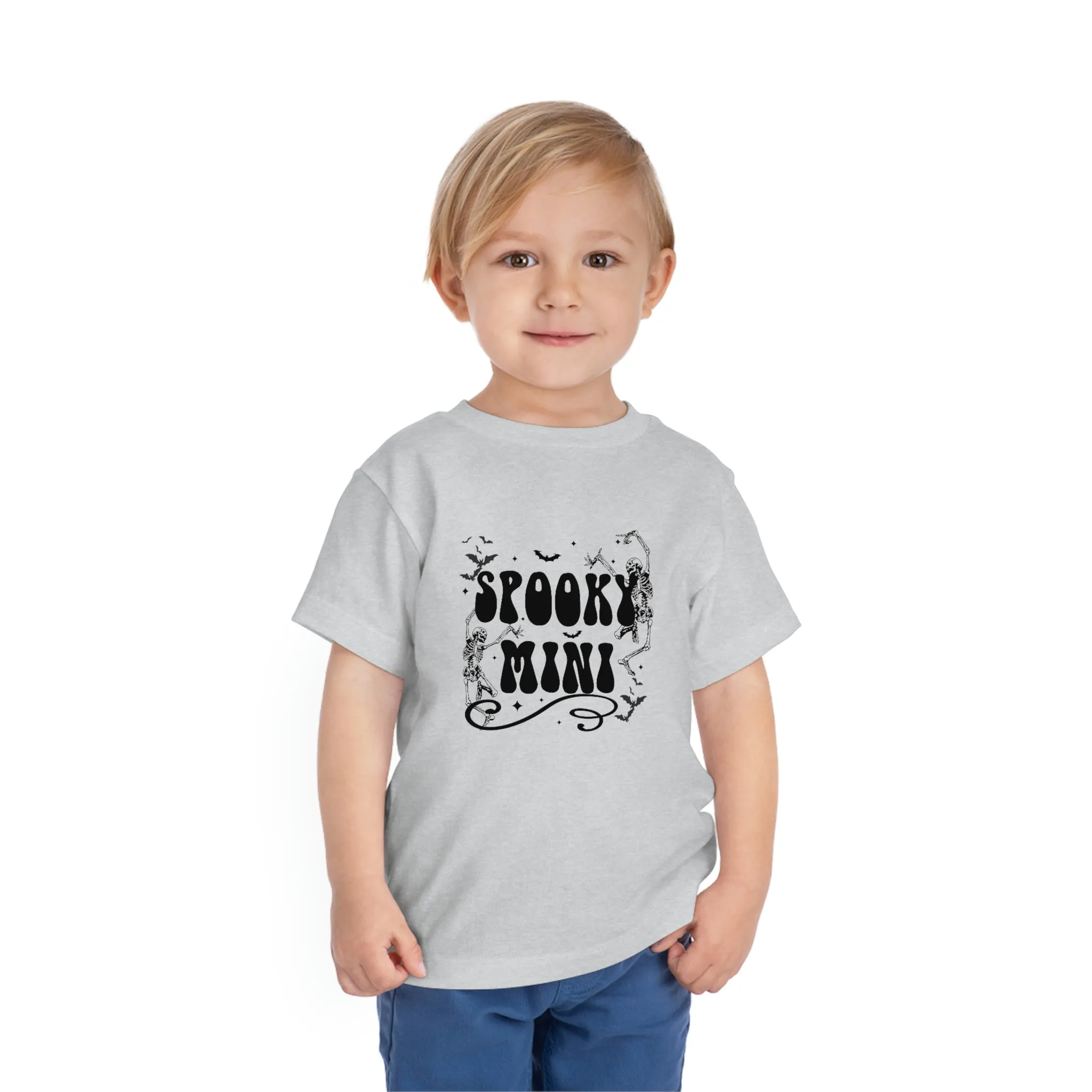 "Spooky Mini" Skeleton Toddler Tee