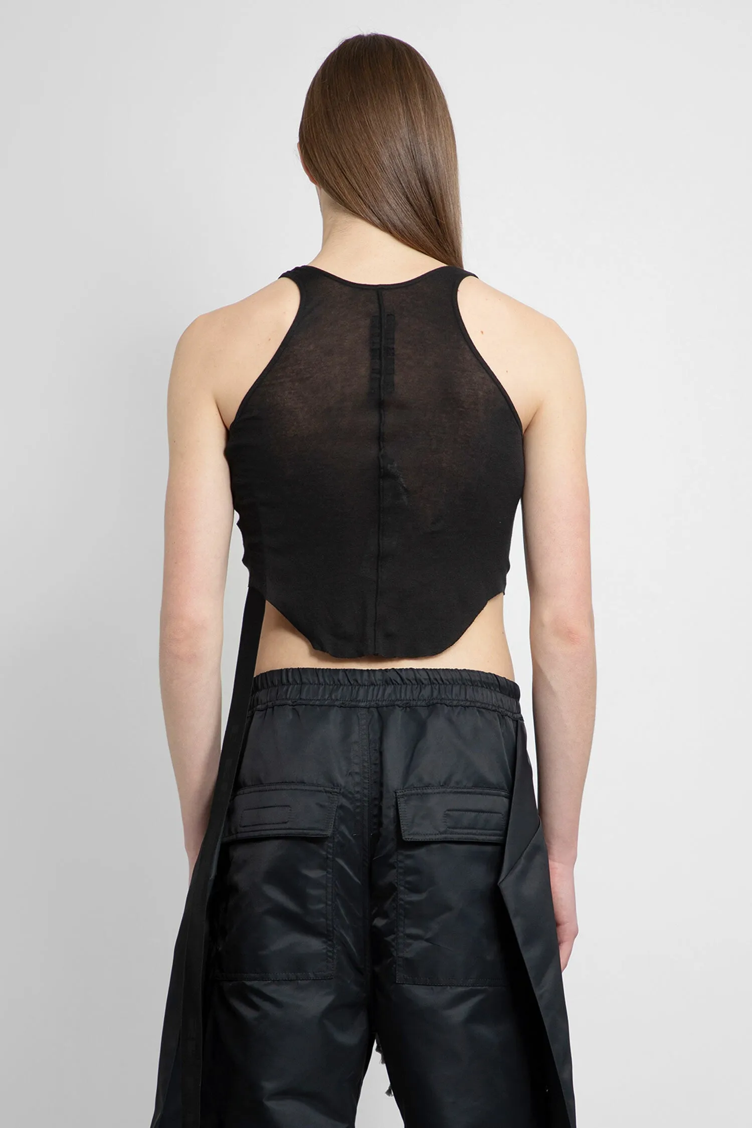 RICK OWENS DRKSHDW MAN BLACK T-SHIRTS & TANK TOPS