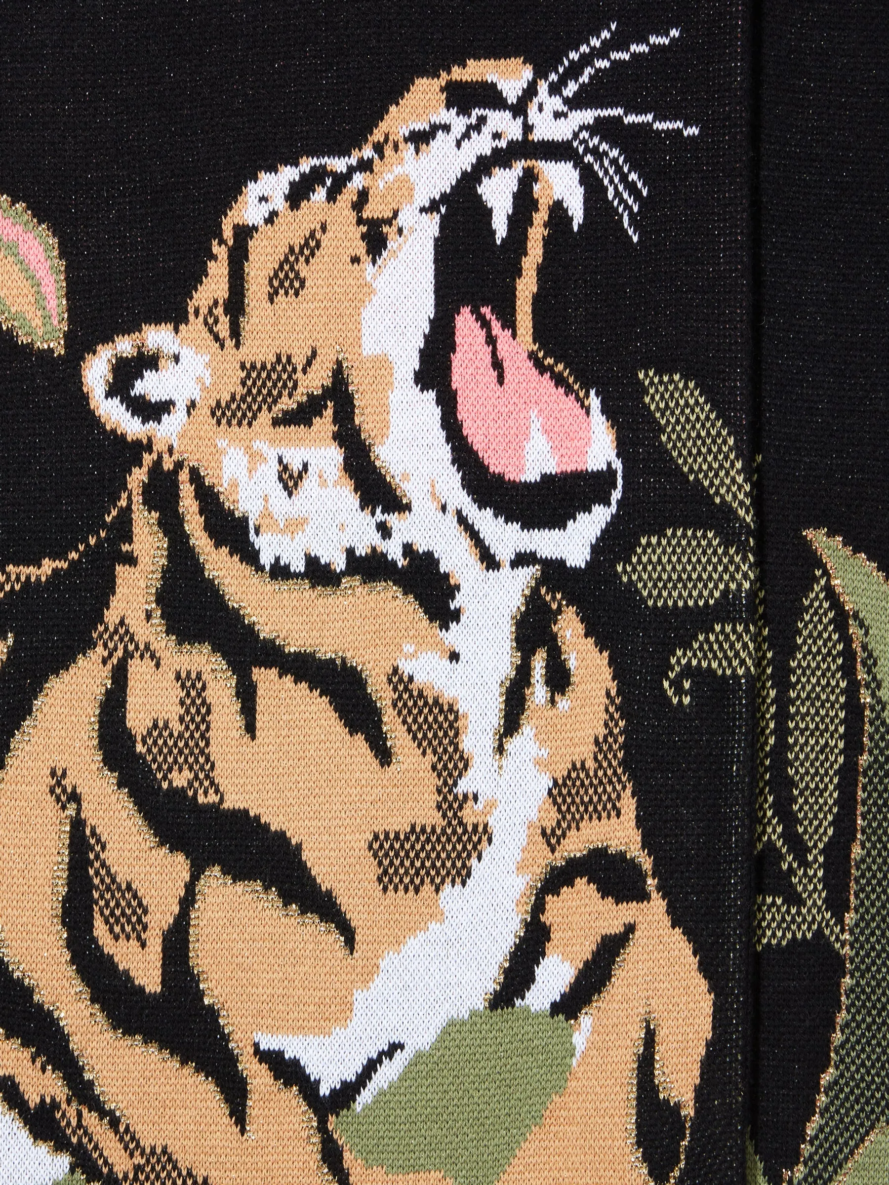 Roaring Tiger Cotton Jacquard Duster Black