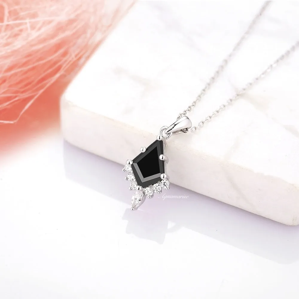 Skye Kite Black Onyx Pendant Necklace- Sterling Silver