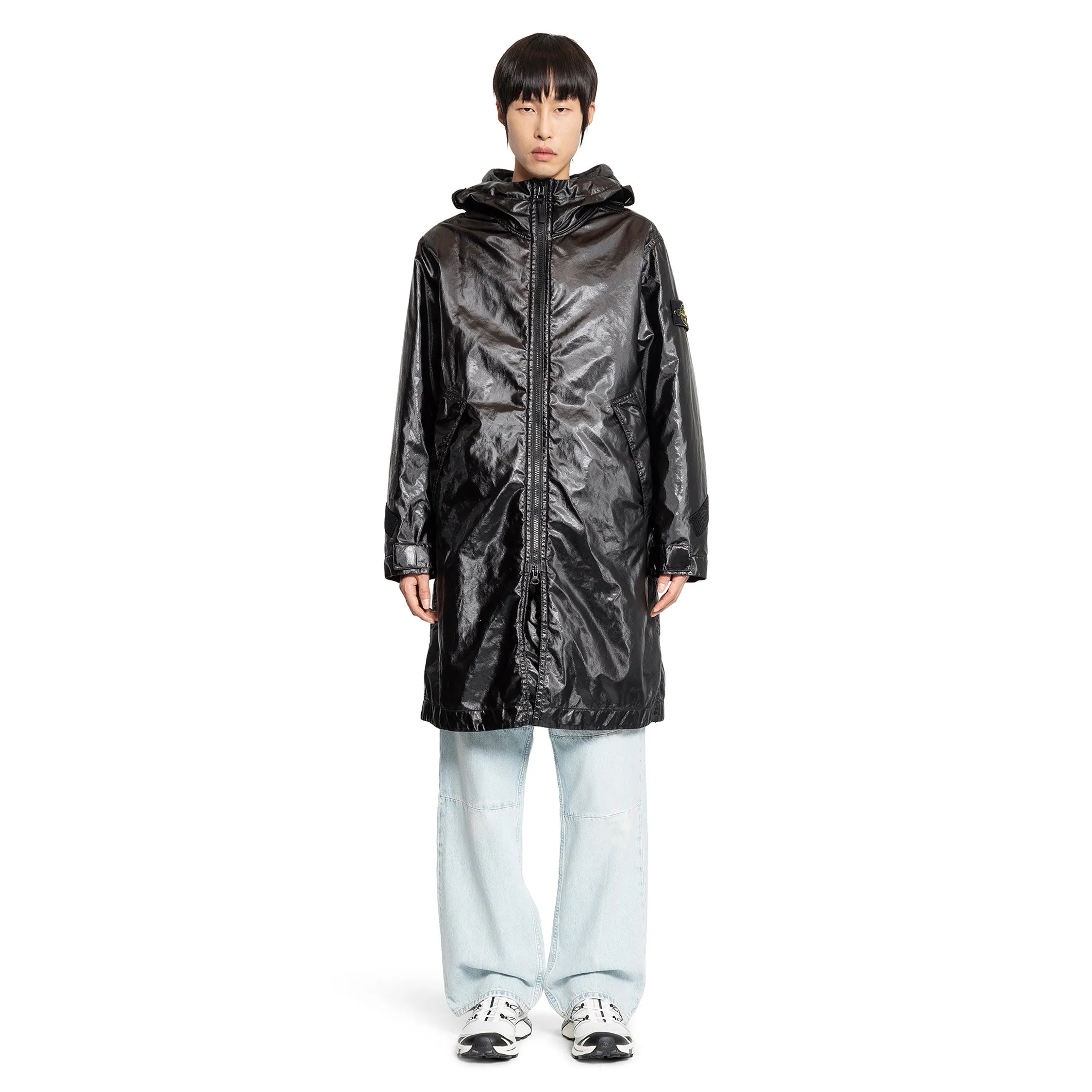 STONE ISLAND MAN BLACK COATS