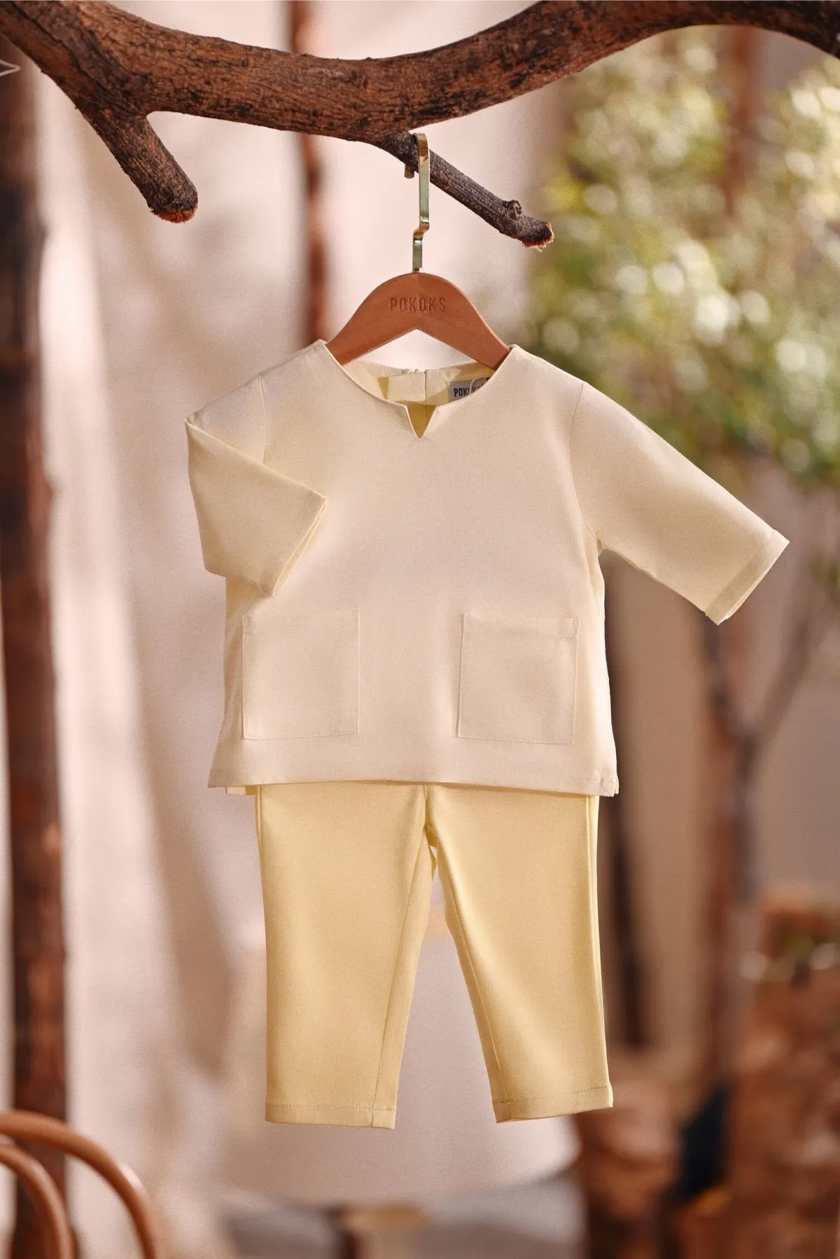 The Bayu Babies Kurta - Baby Yellow
