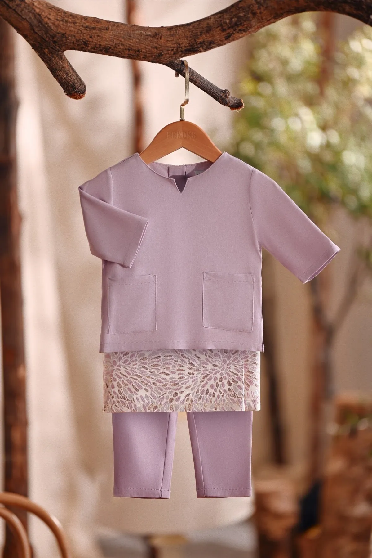 The Bayu Babies Kurta - Lavender