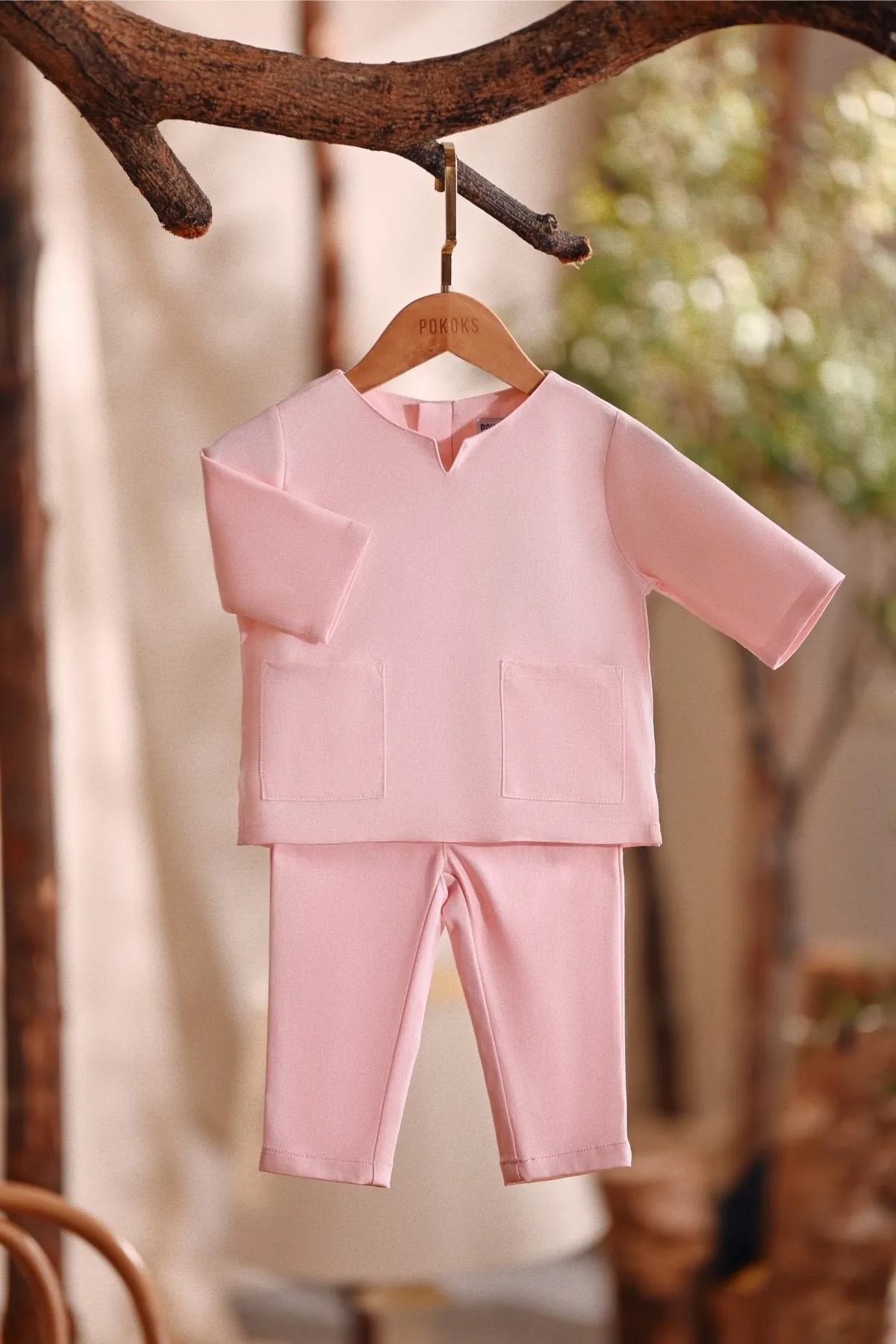 The Bayu Babies Kurta - Pink
