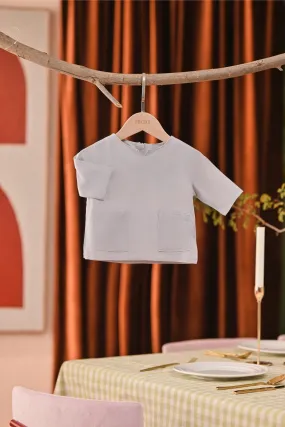 The Capai Babies Kurta - Light Grey