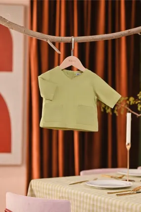 The Capai Babies Kurta - Tea Green