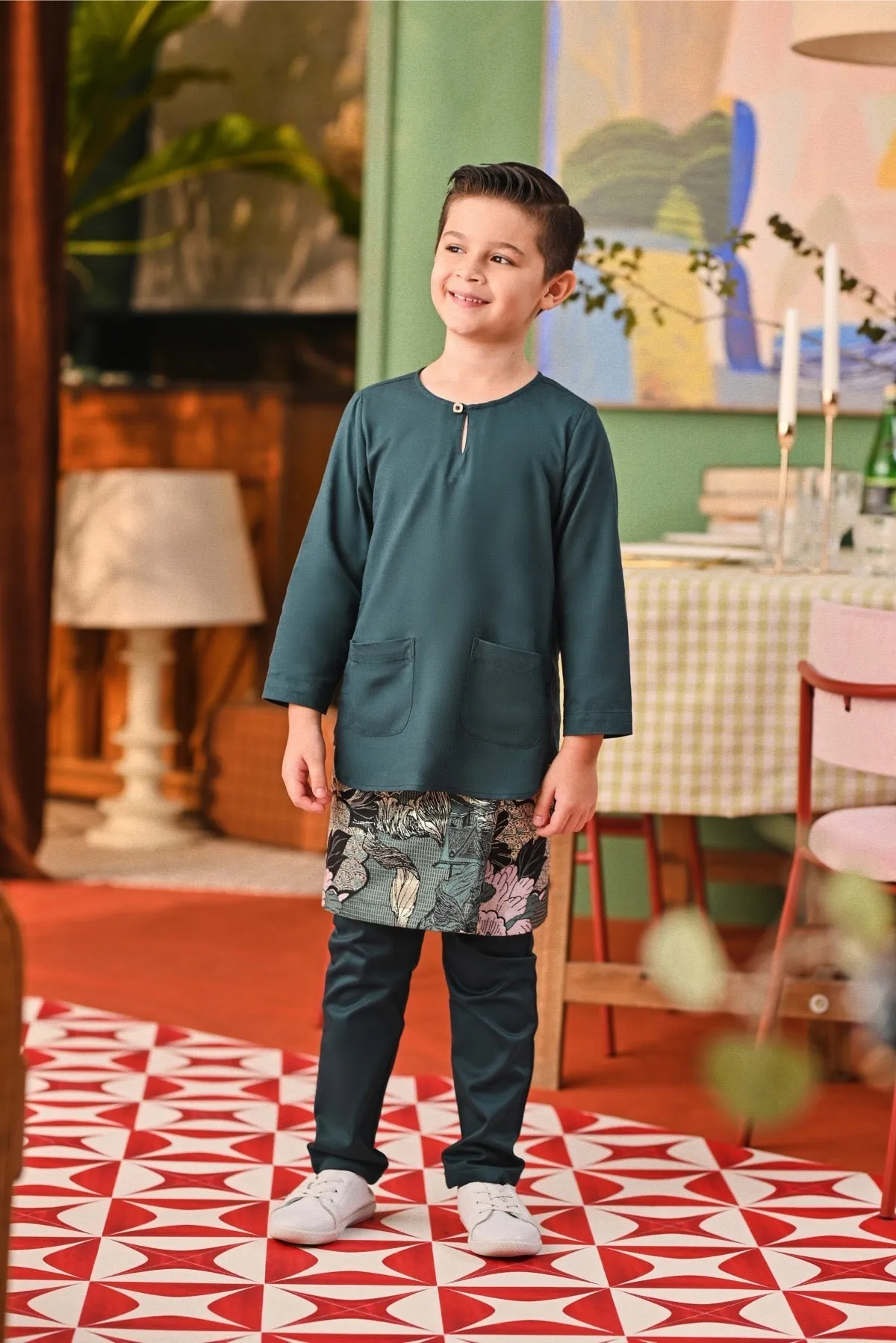 The Capai Kurta - Emerald Green