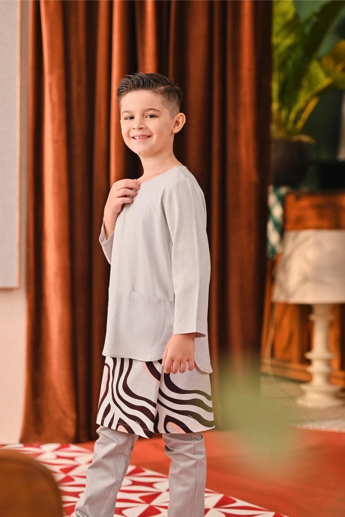 The Capai Kurta - Light Grey