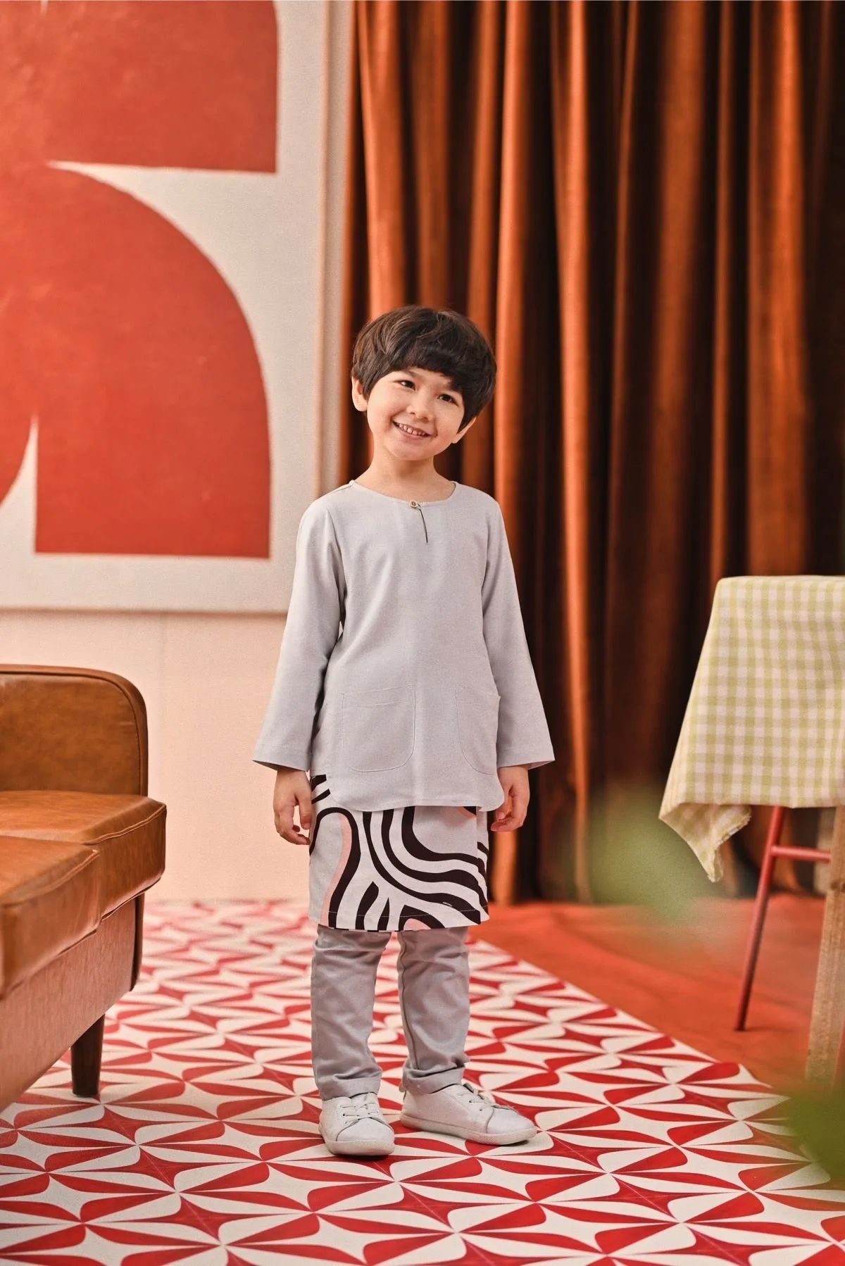The Capai Kurta - Light Grey