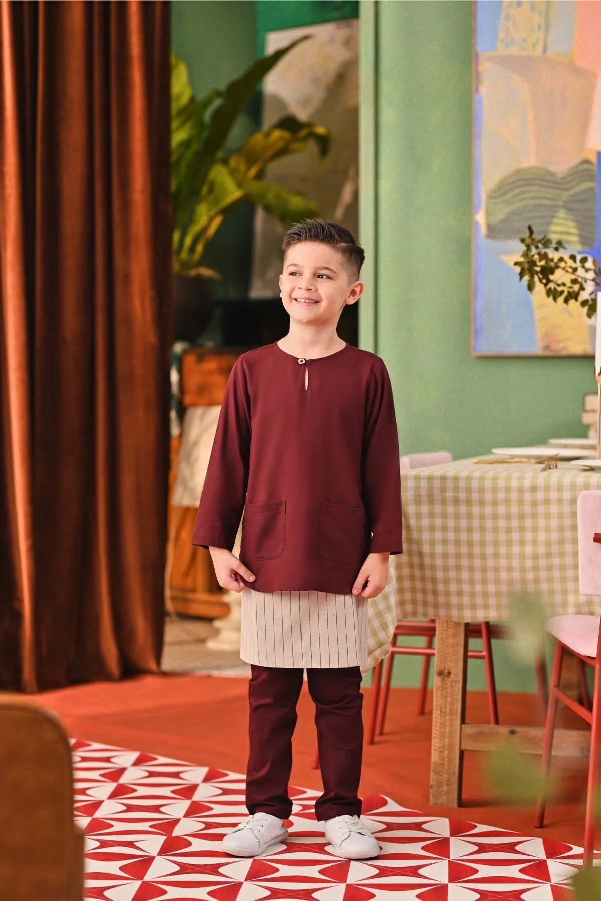 The Capai Kurta - Mangosteen