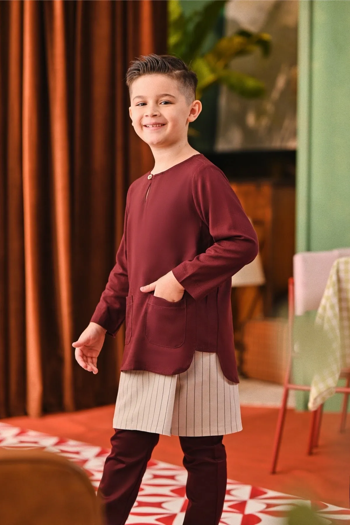 The Capai Kurta - Mangosteen