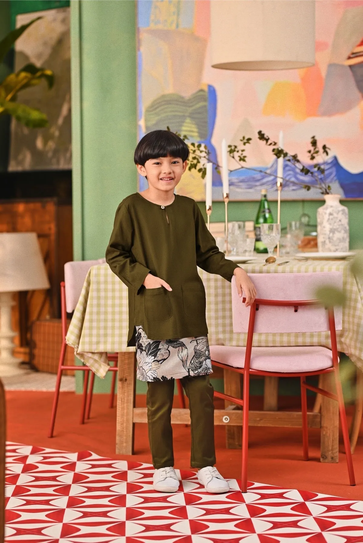 The Capai Kurta - Olive