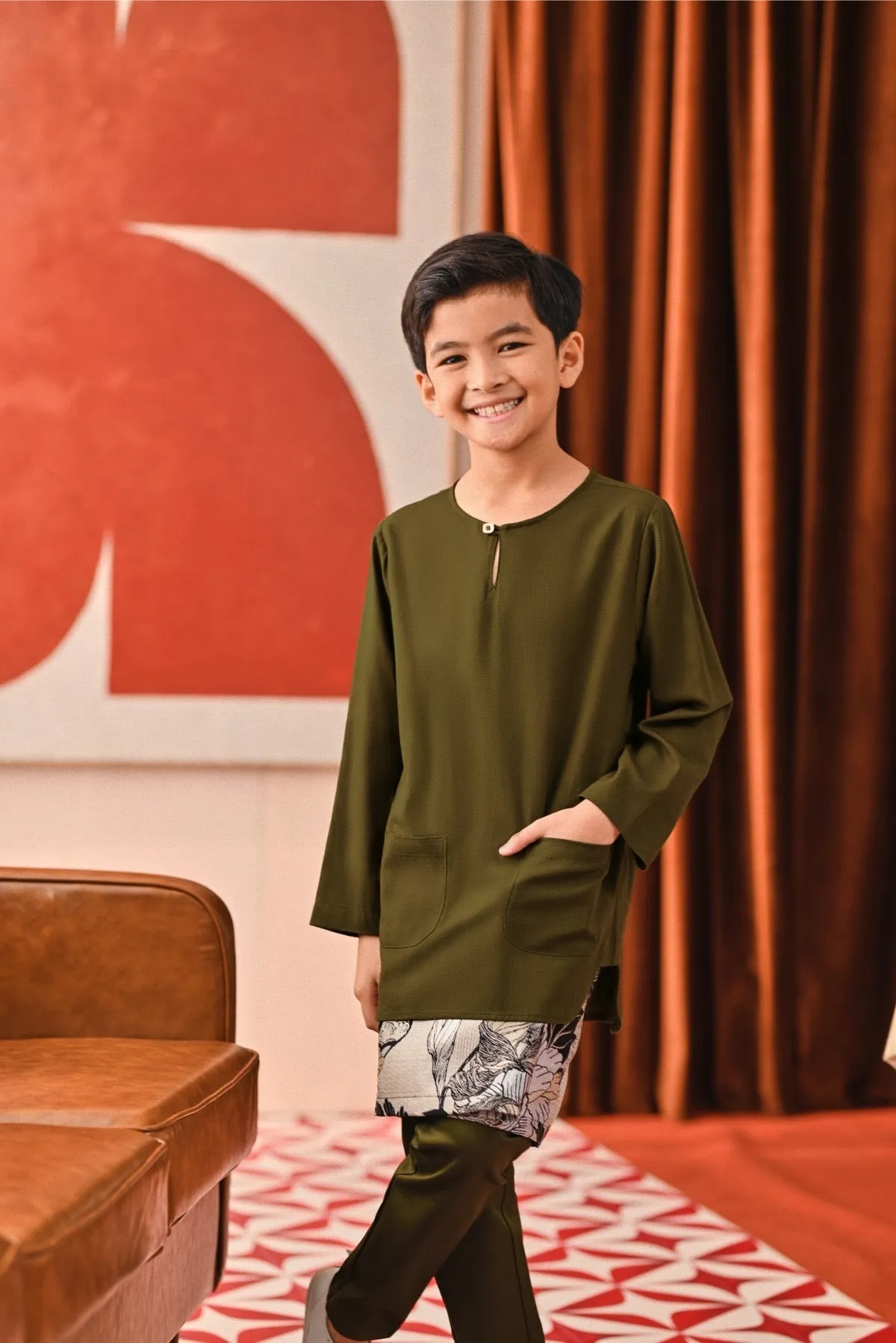 The Capai Kurta - Olive