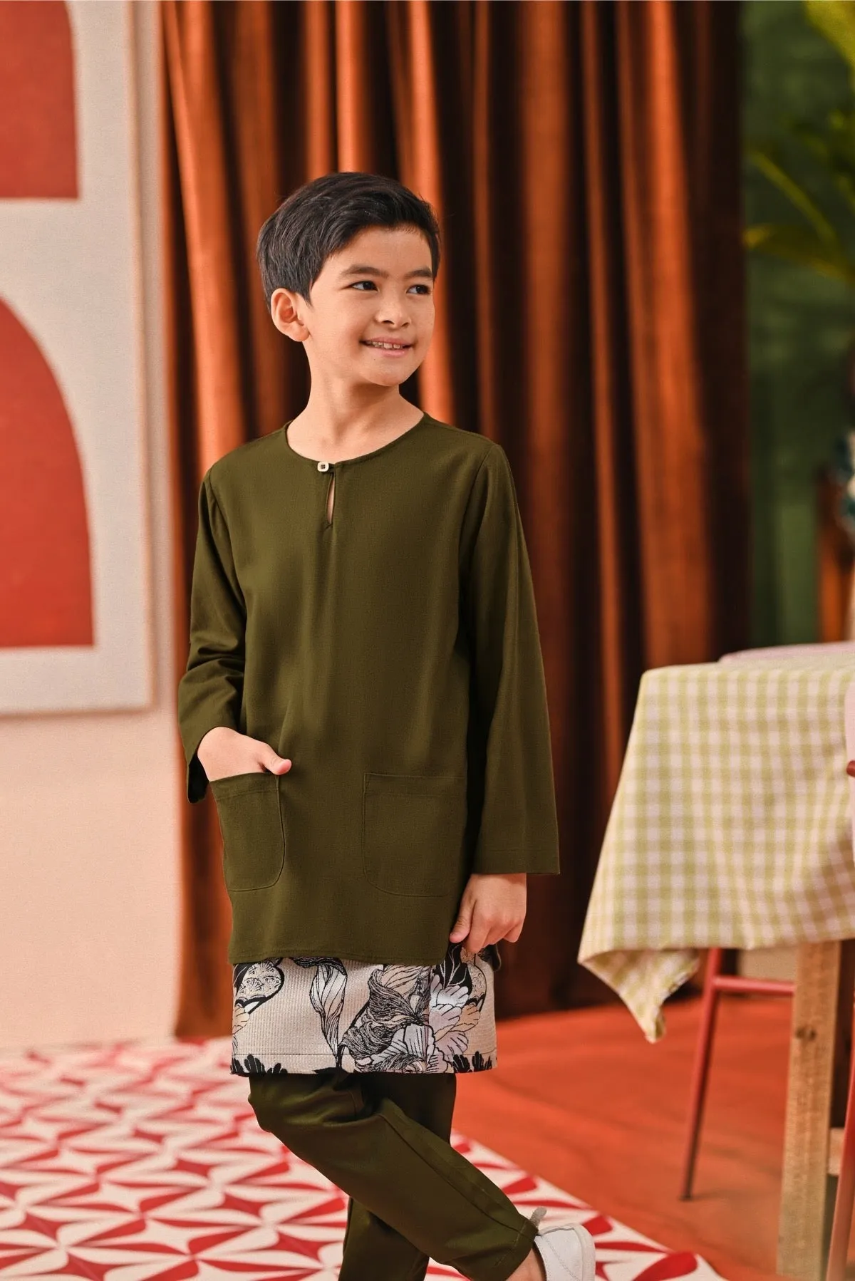 The Capai Kurta - Olive