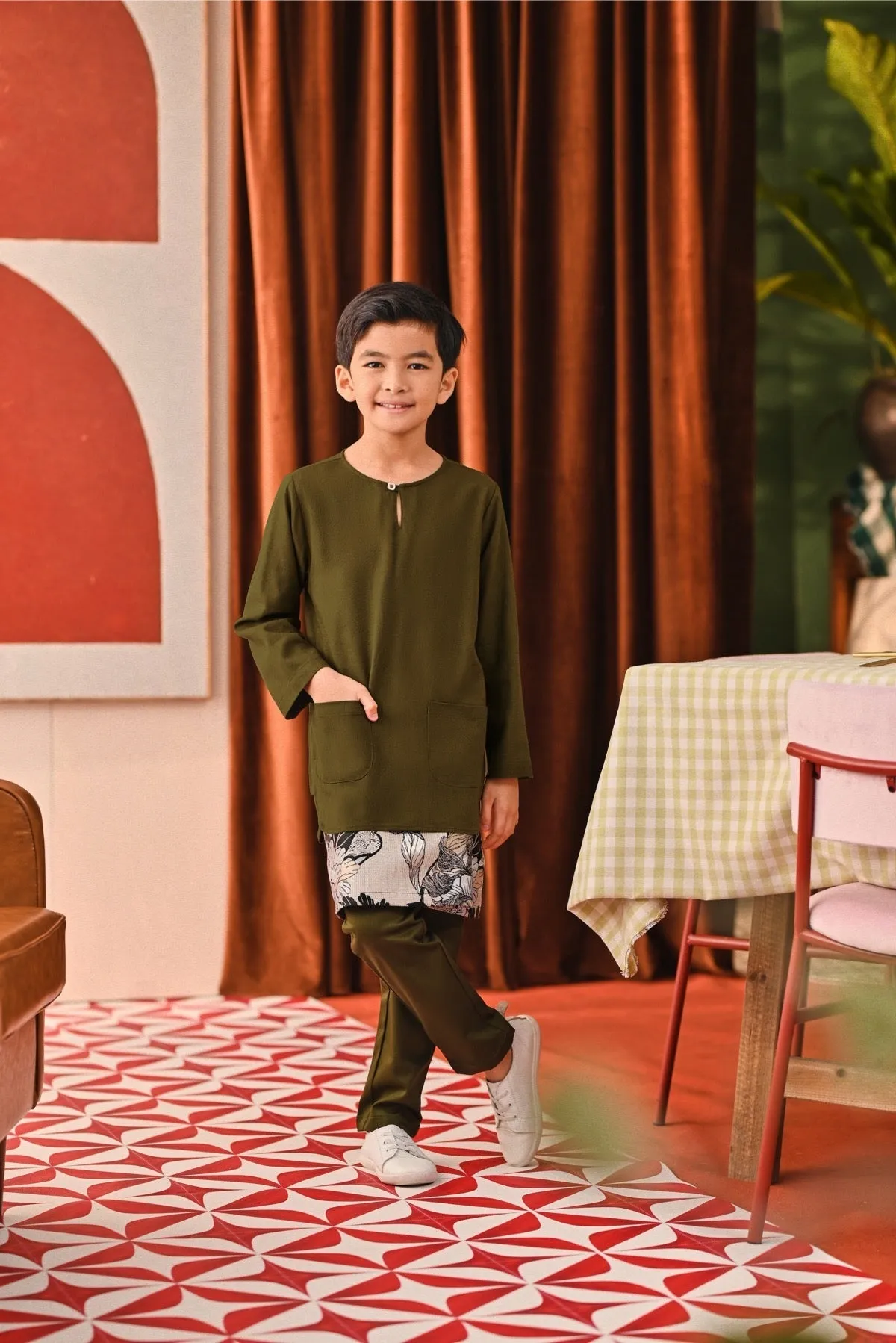 The Capai Kurta - Olive