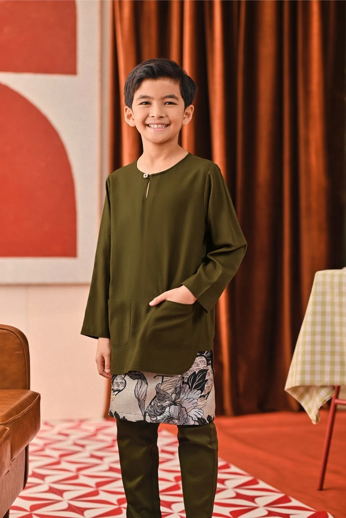 The Capai Kurta - Olive