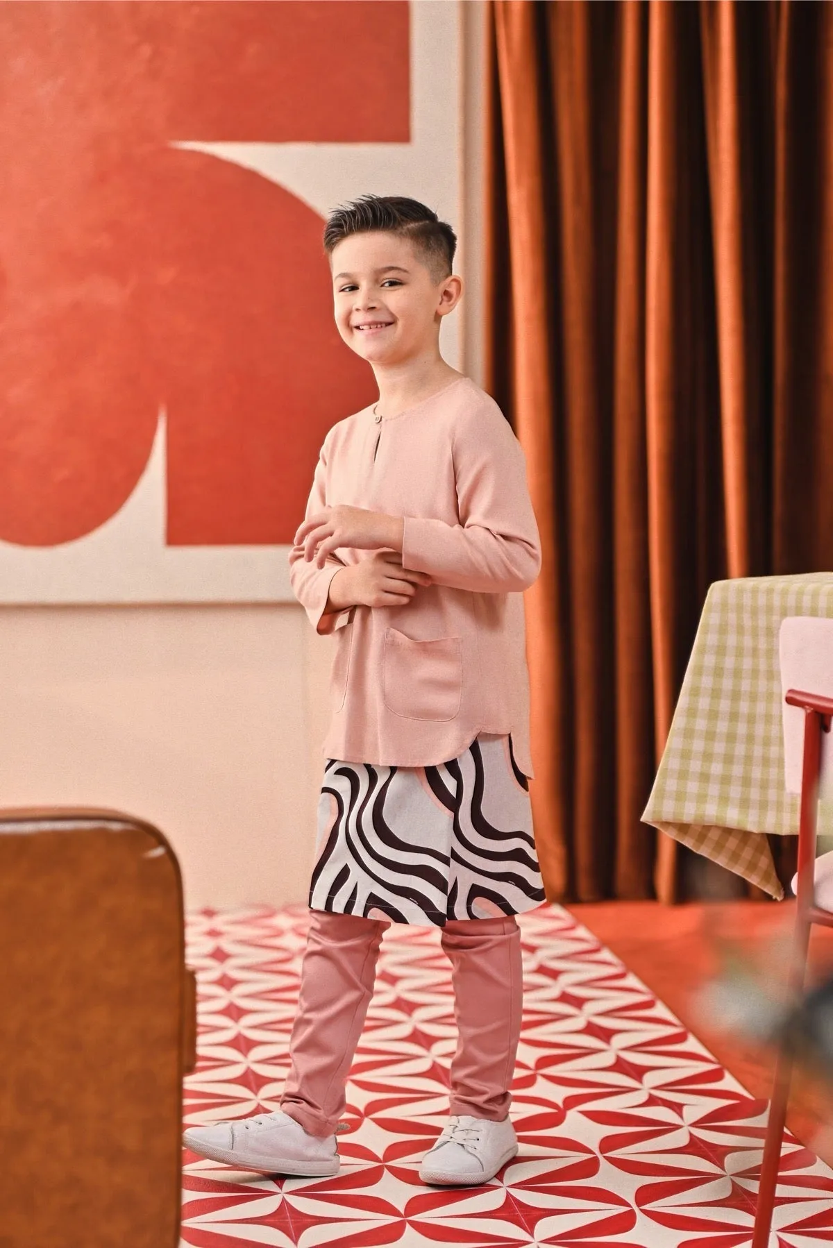 The Capai Kurta - Rose Pink