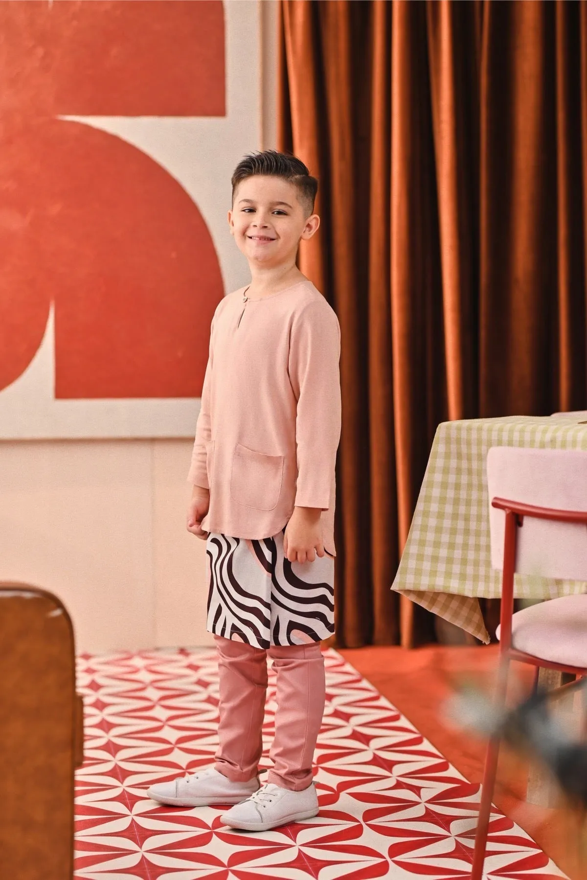 The Capai Kurta - Rose Pink