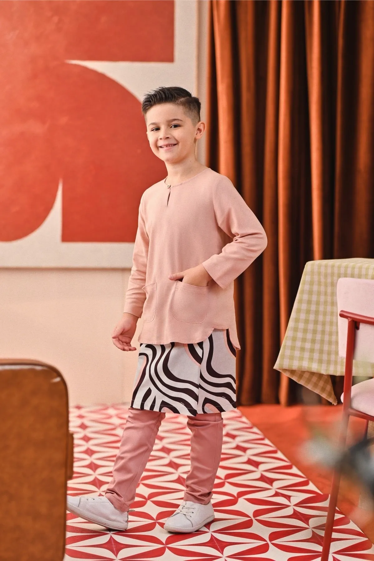 The Capai Kurta - Rose Pink