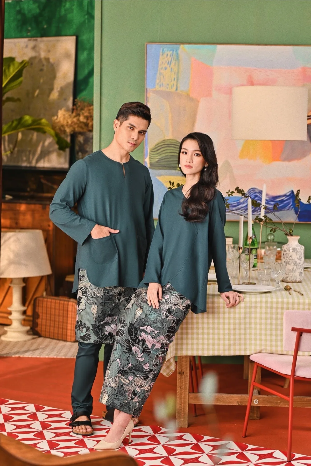 The Capai Men Kurta - Emerald Green
