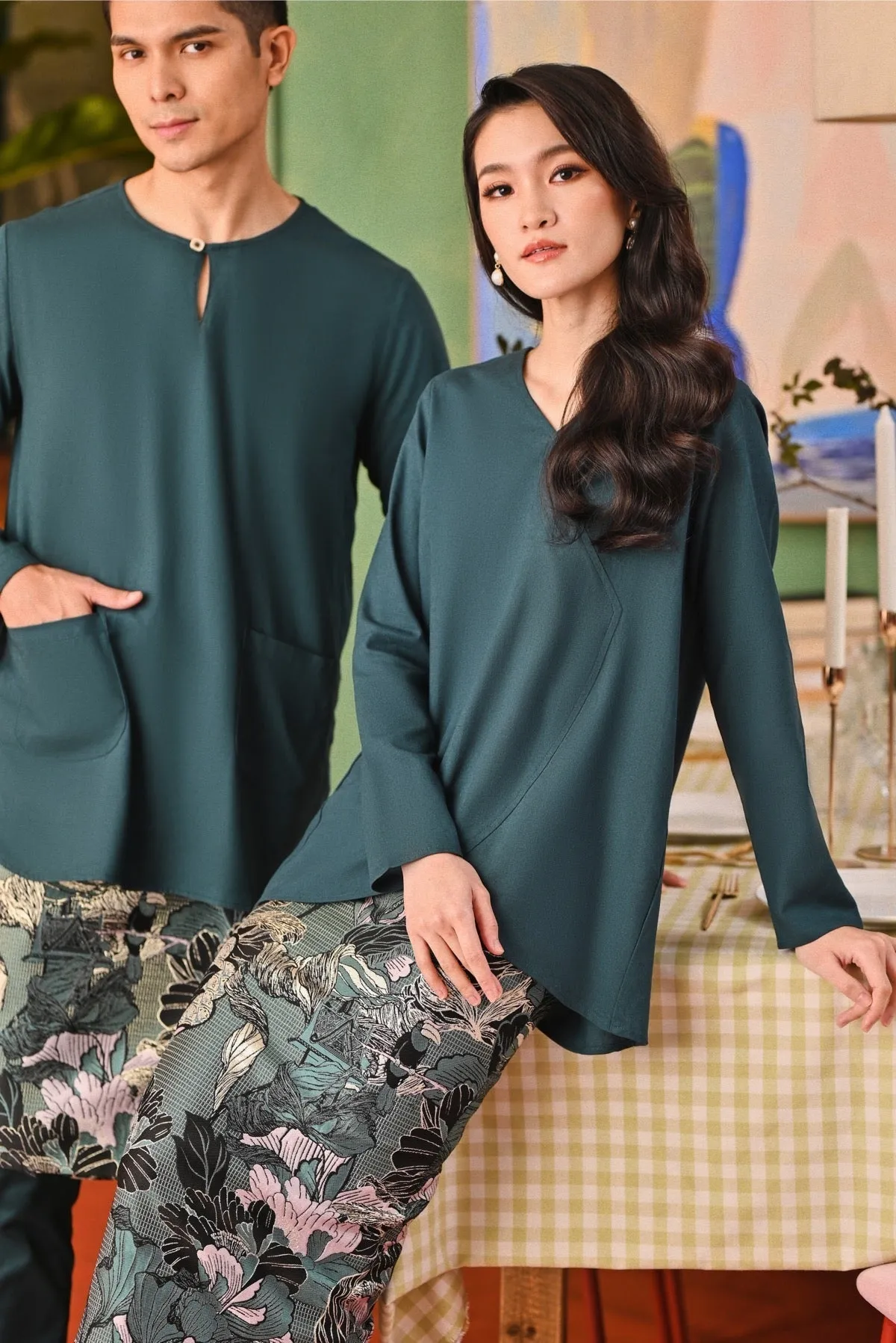 The Capai Men Kurta - Emerald Green