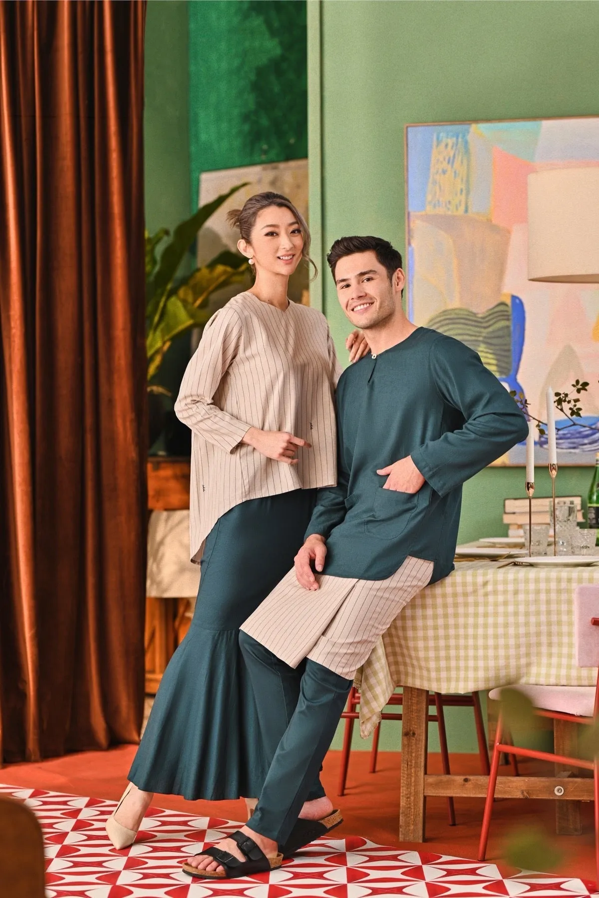 The Capai Men Kurta - Emerald Green