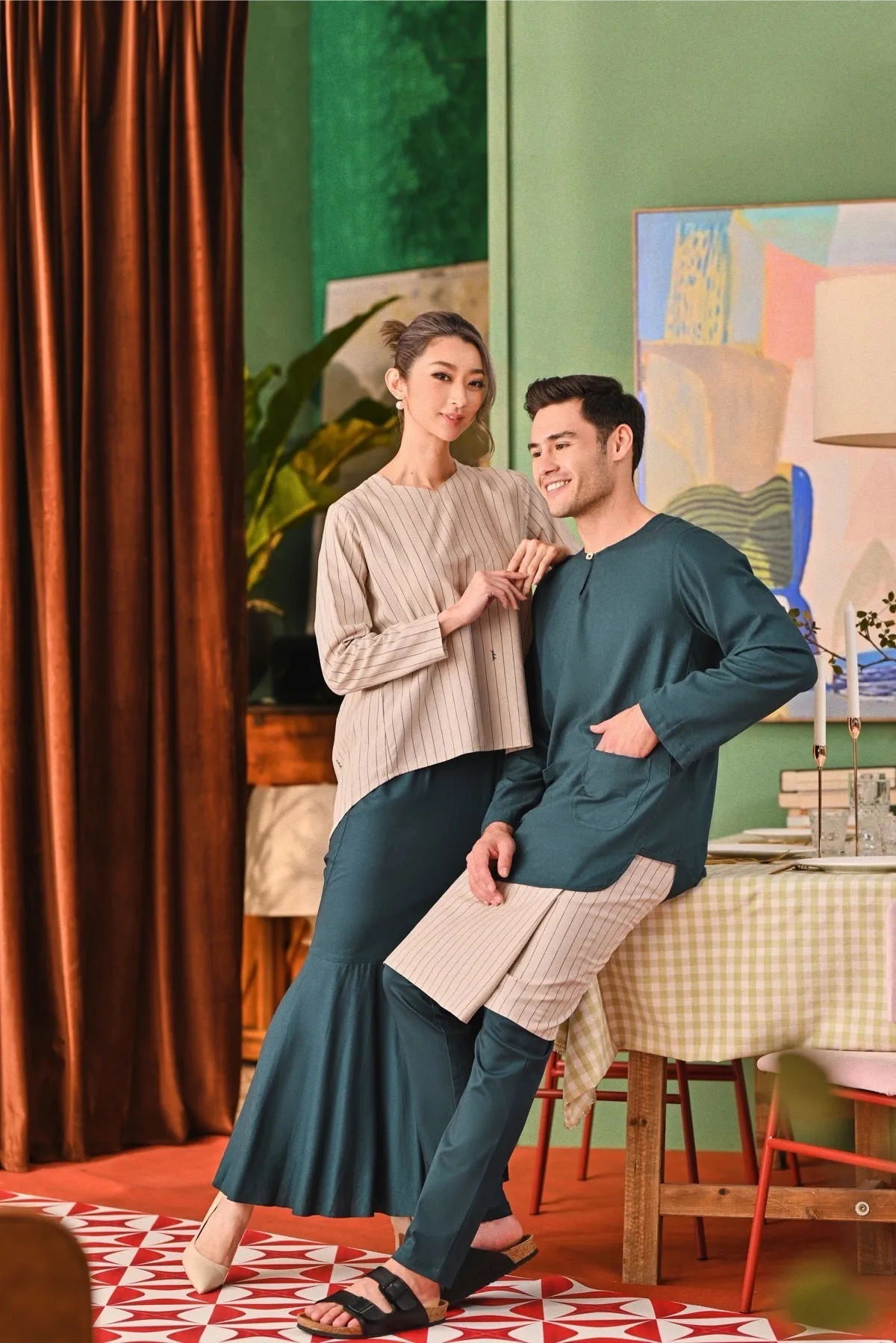 The Capai Men Kurta - Emerald Green