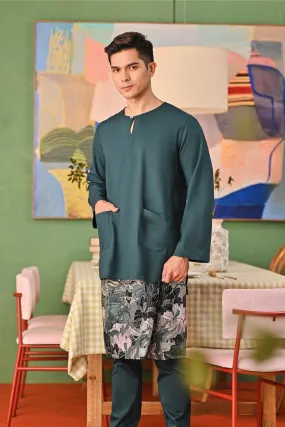 The Capai Men Kurta - Emerald Green