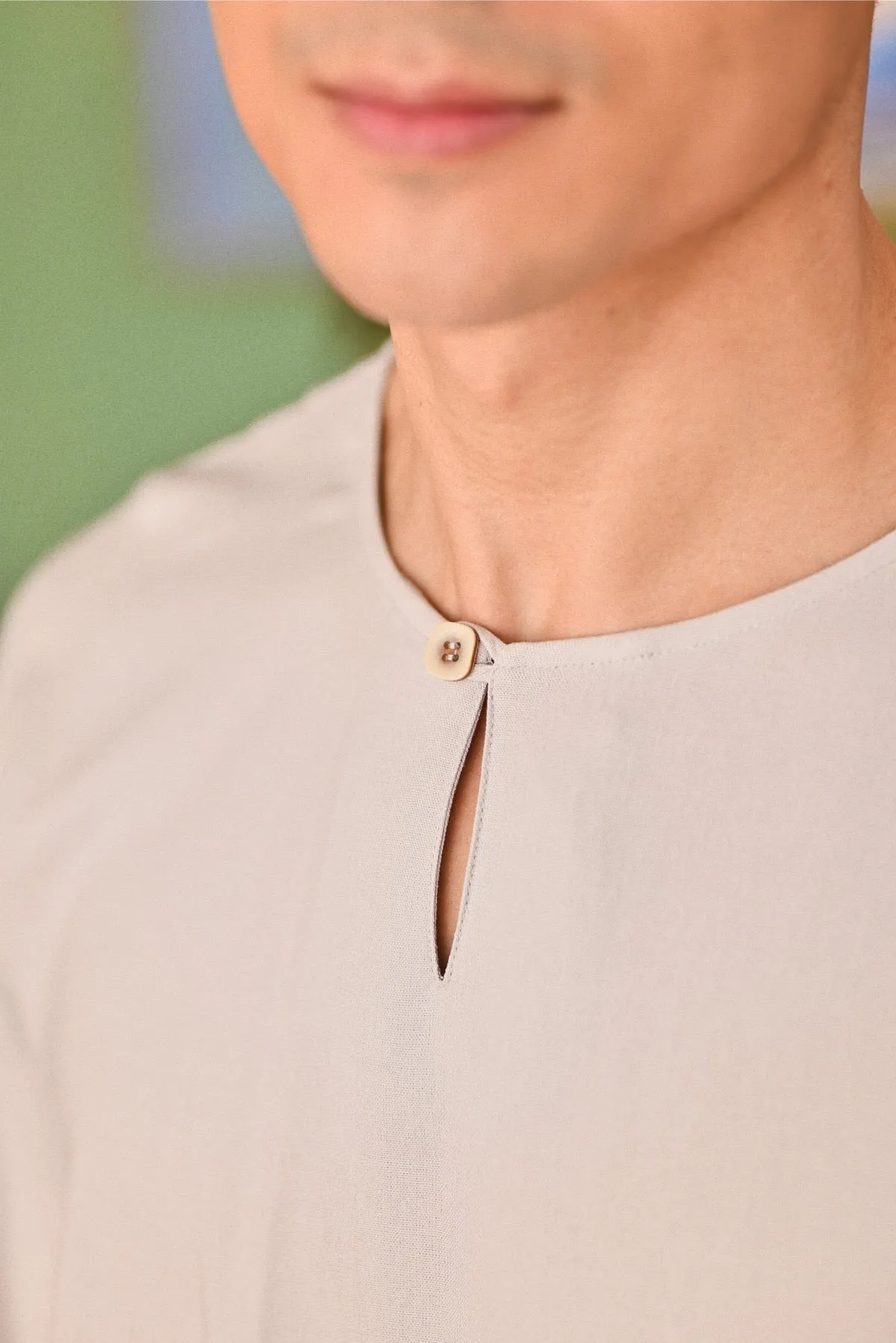 The Capai Men Kurta - Light Grey