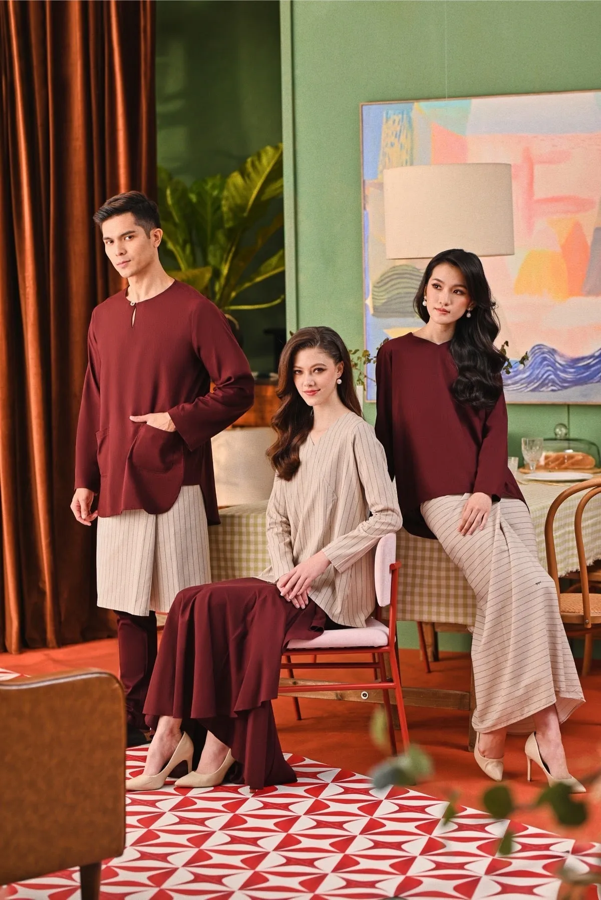 The Capai Men Kurta - Mangosteen