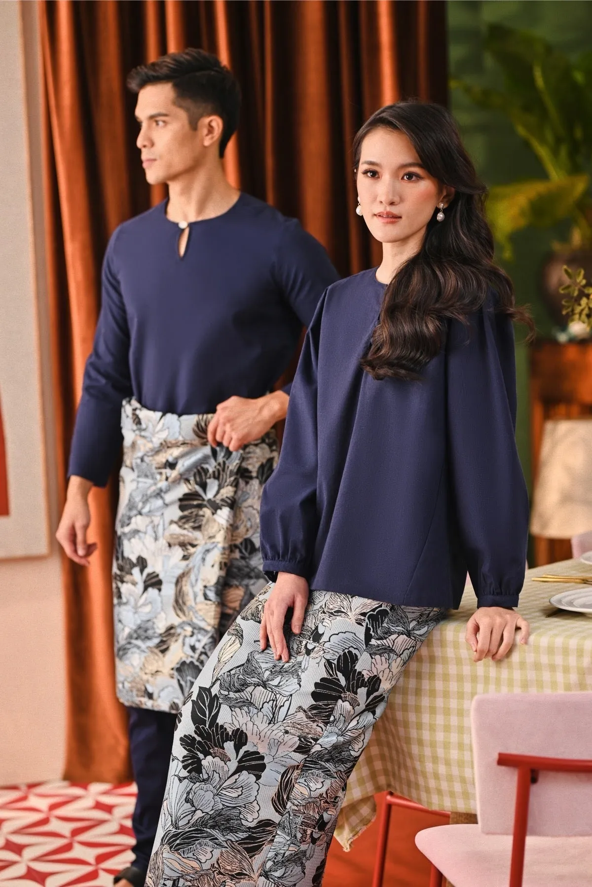 The Capai Men Kurta - Navy Blue