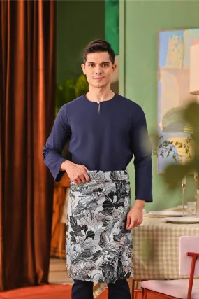 The Capai Men Kurta - Navy Blue