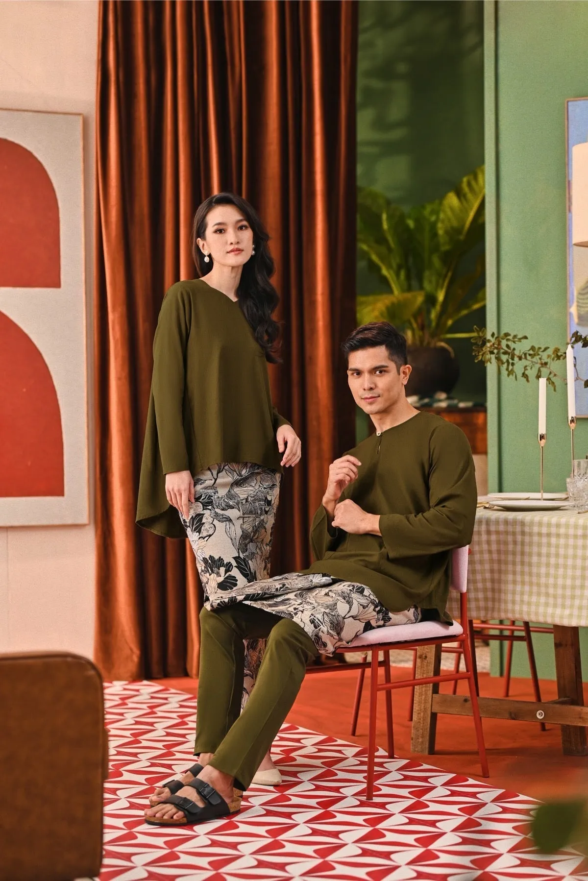 The Capai Men Kurta - Olive