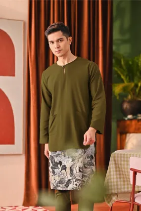 The Capai Men Kurta - Olive