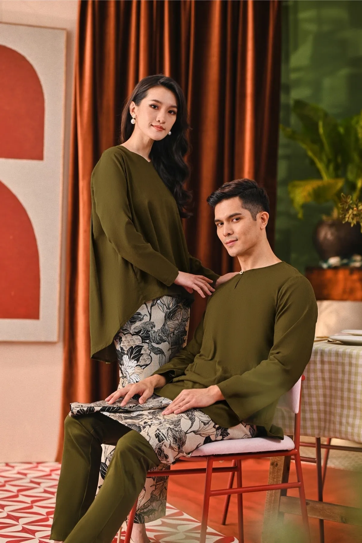 The Capai Men Kurta - Olive
