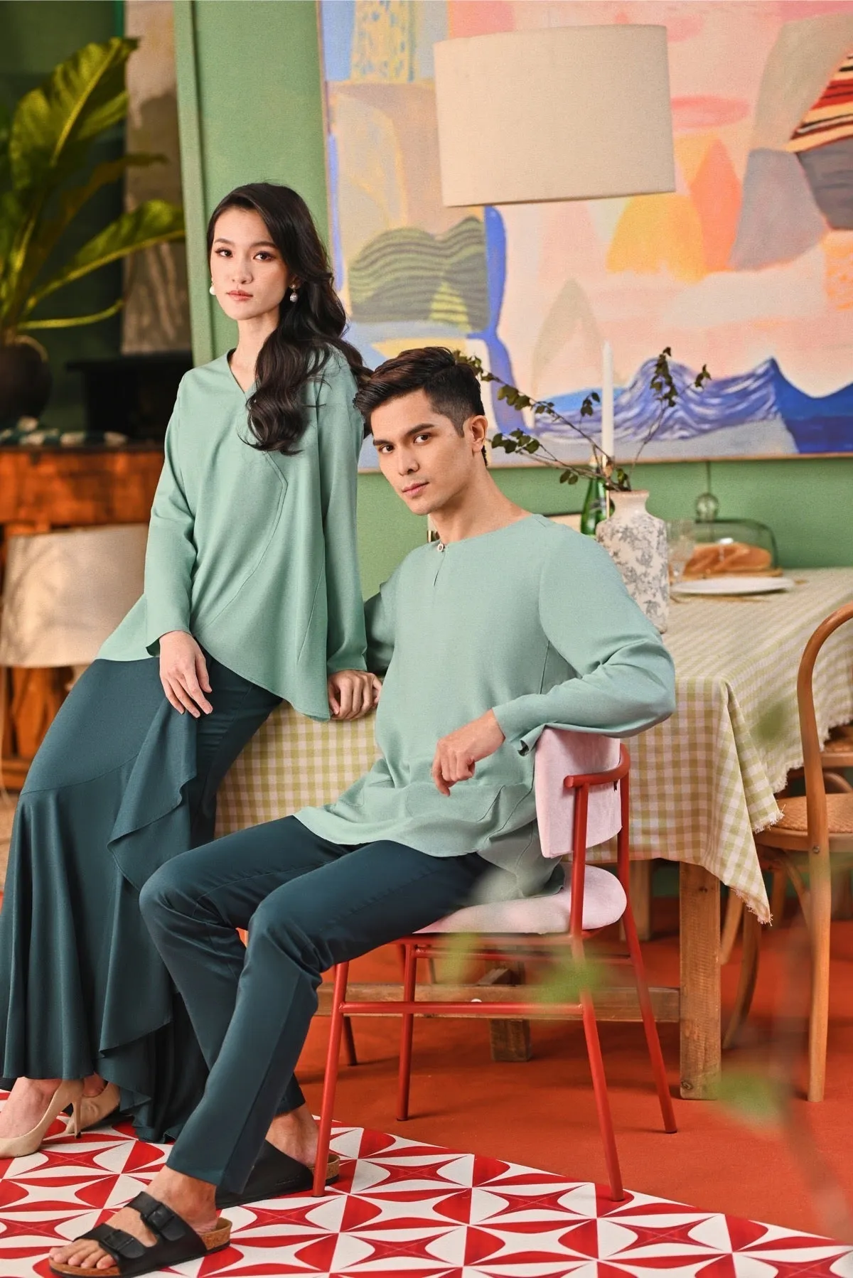 The Capai Men Kurta - Vegan Green