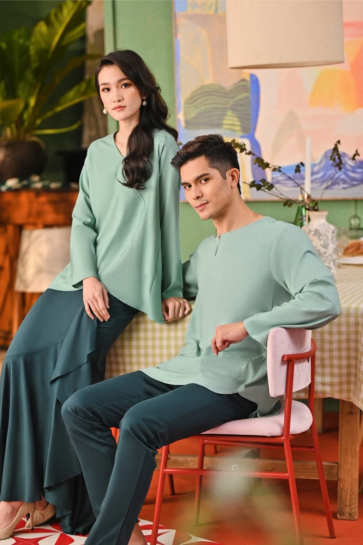 The Capai Men Kurta - Vegan Green