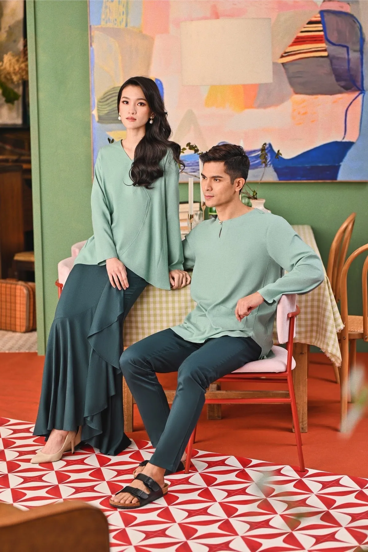 The Capai Men Kurta - Vegan Green